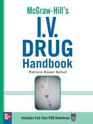 cover image of McGraw-Hill's I. V. Drug Handbook